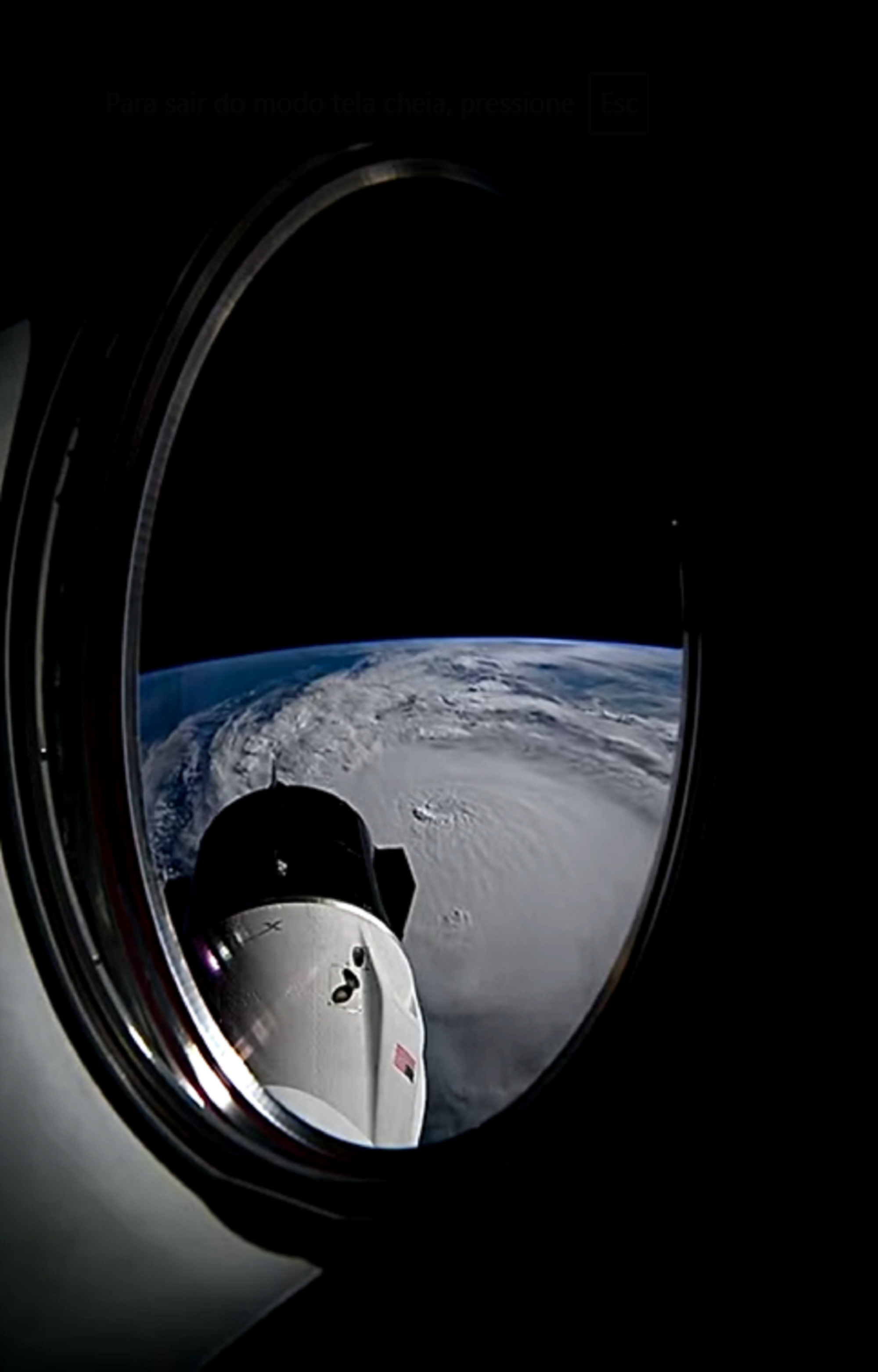 Astronauta da NASA flagra furacão Milton diretamente do espaço