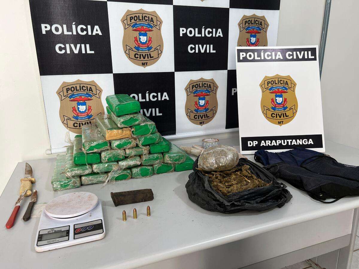 Polícia Civil resgata jovem prestes a ser executado e apreende cerca de 20kg de droga em Araputanga | FTN Brasil