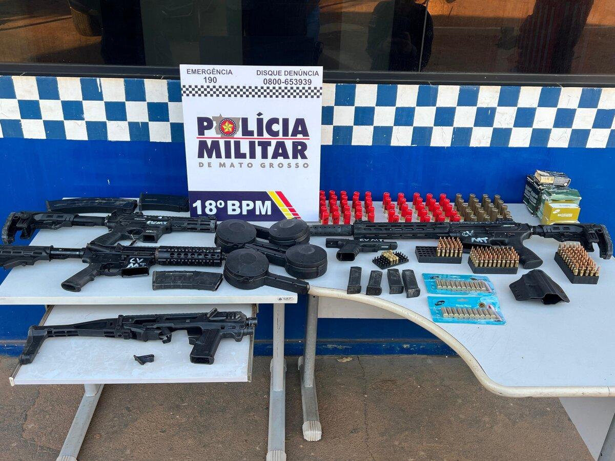 Polícia Militar prende homem e apreende armas de fogo de facção em Pontes e Lacerda | FTN Brasil