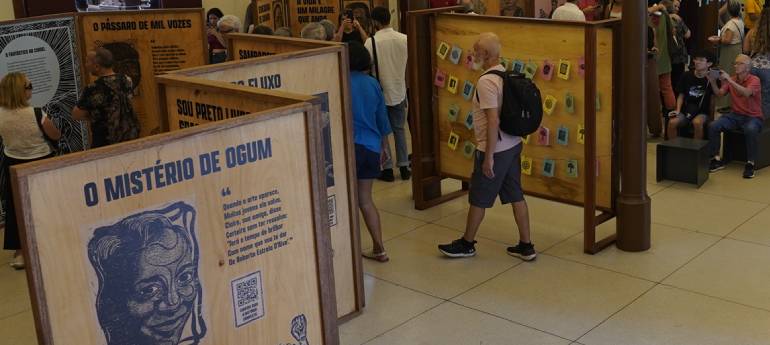 Exposição com visitação online inspira uso de cordel na escola