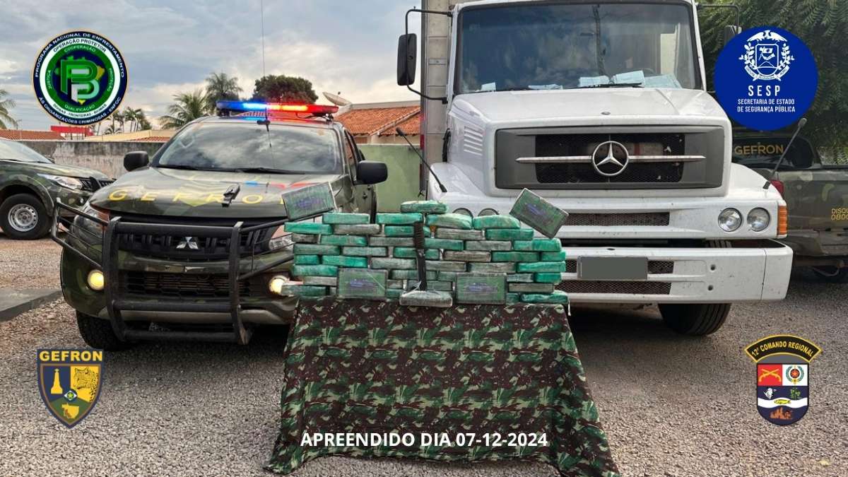 Gefron apreende cerca de 50kg de substância análoga a cocaína durante abordagem em Cáceres | FTN Brasil