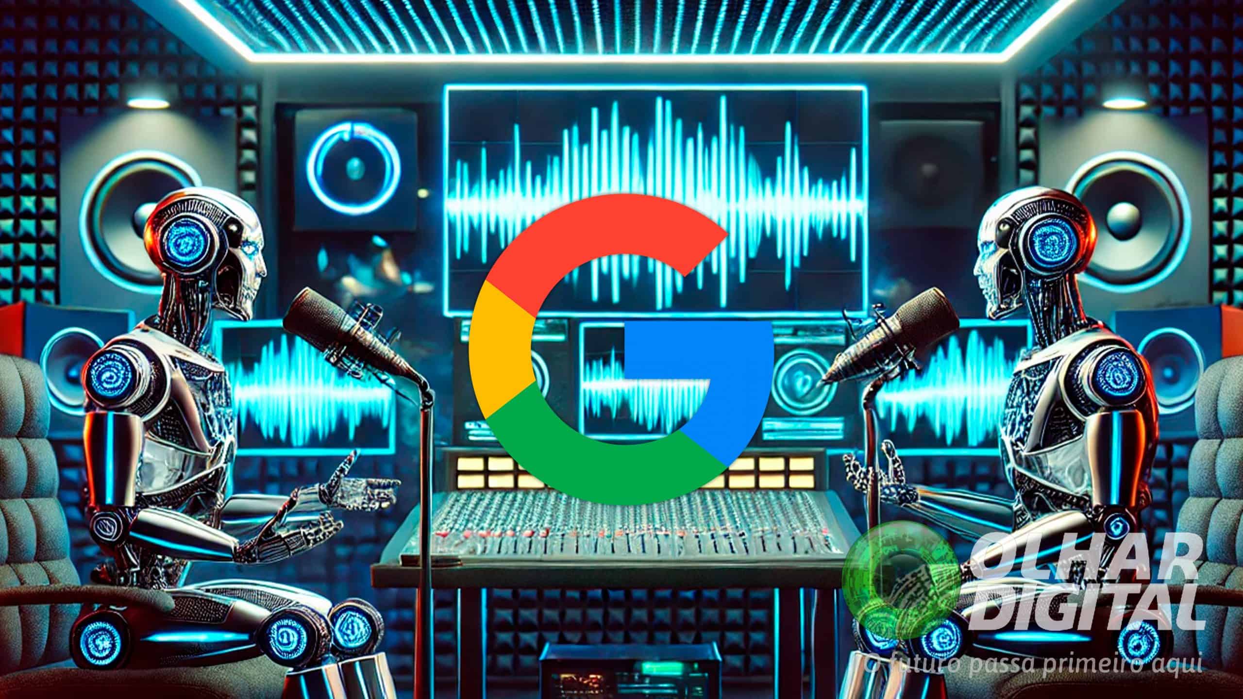 Google deixa você participar de conversa entre hosts de podcasts (de IA)