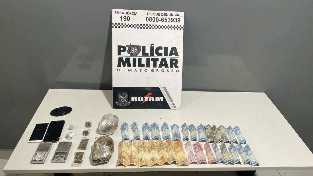 Homem é preso pela Rotam por tráfico de drogas e R$ 400 em dinheiro são apreendidos | FTN Brasil