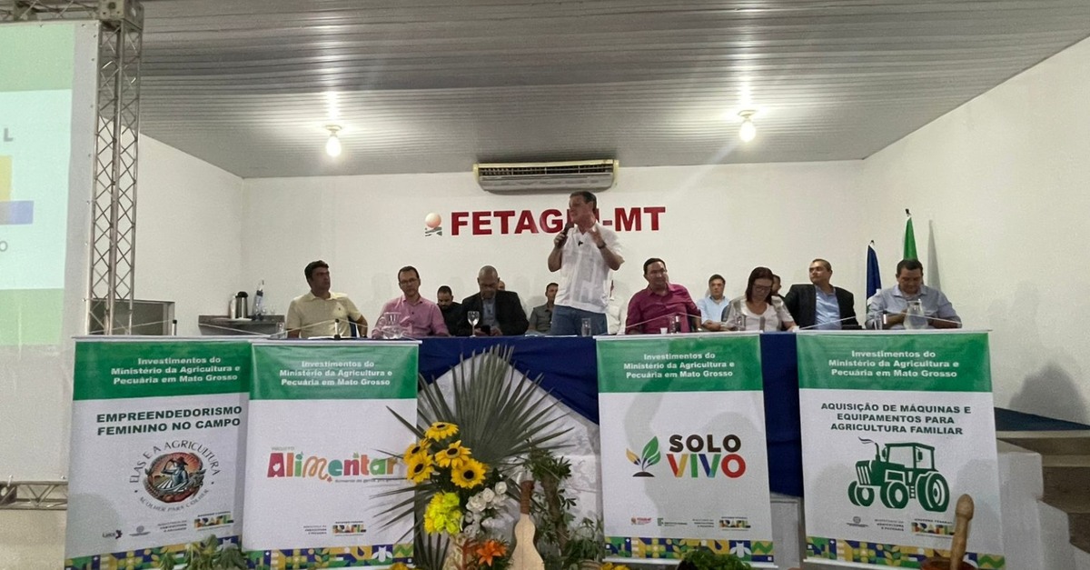 Mato Grosso recebe mais de R$ 150 mi em investimentos para a agricultura familiar