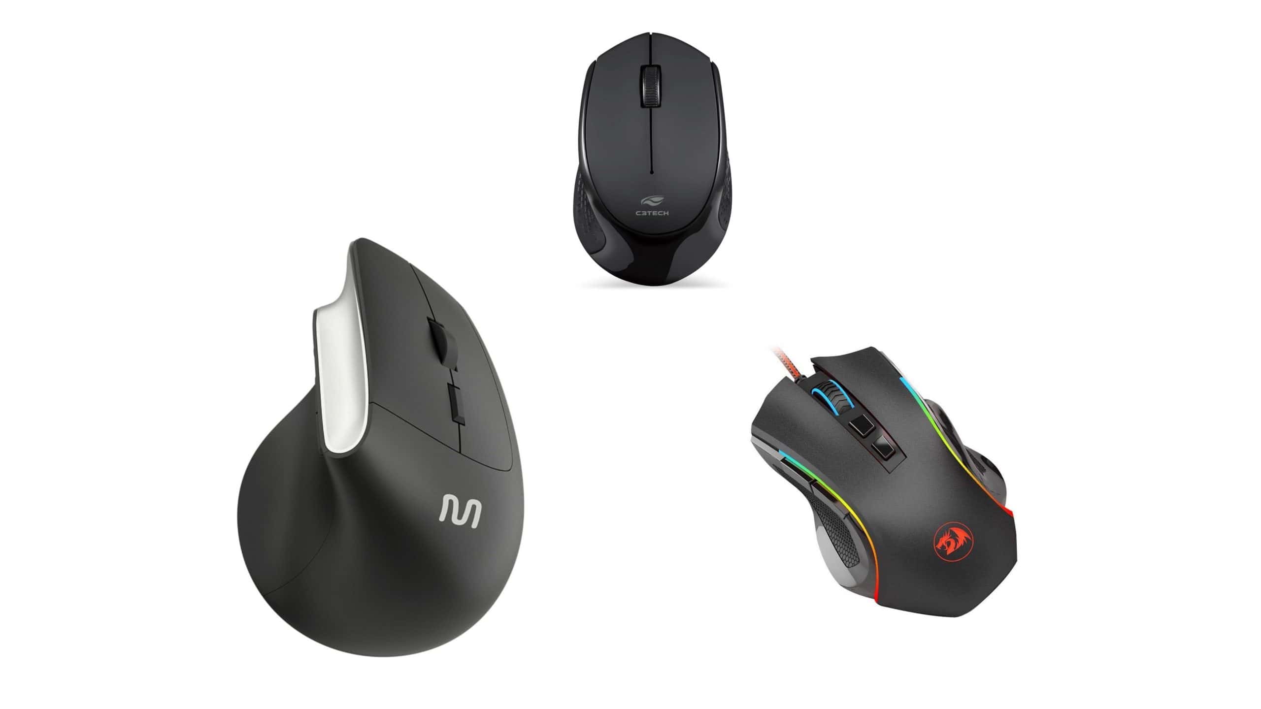 Ofertas do dia: para jogar ou trabalhar! Aproveite até 69% off em mouses!