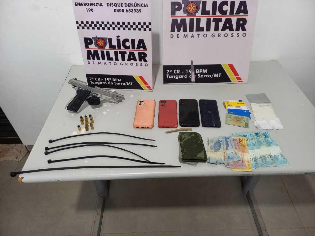 Polícia Militar apreende dois adolescentes por roubo a empresa em Tangará da Serra | FTN Brasil