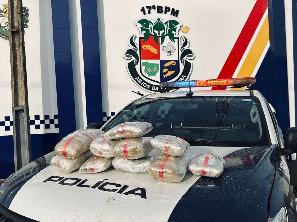 Polícia Militar prende homem com 11 pacotes de supermaconha em Mirassol d’Oeste | FTN Brasil