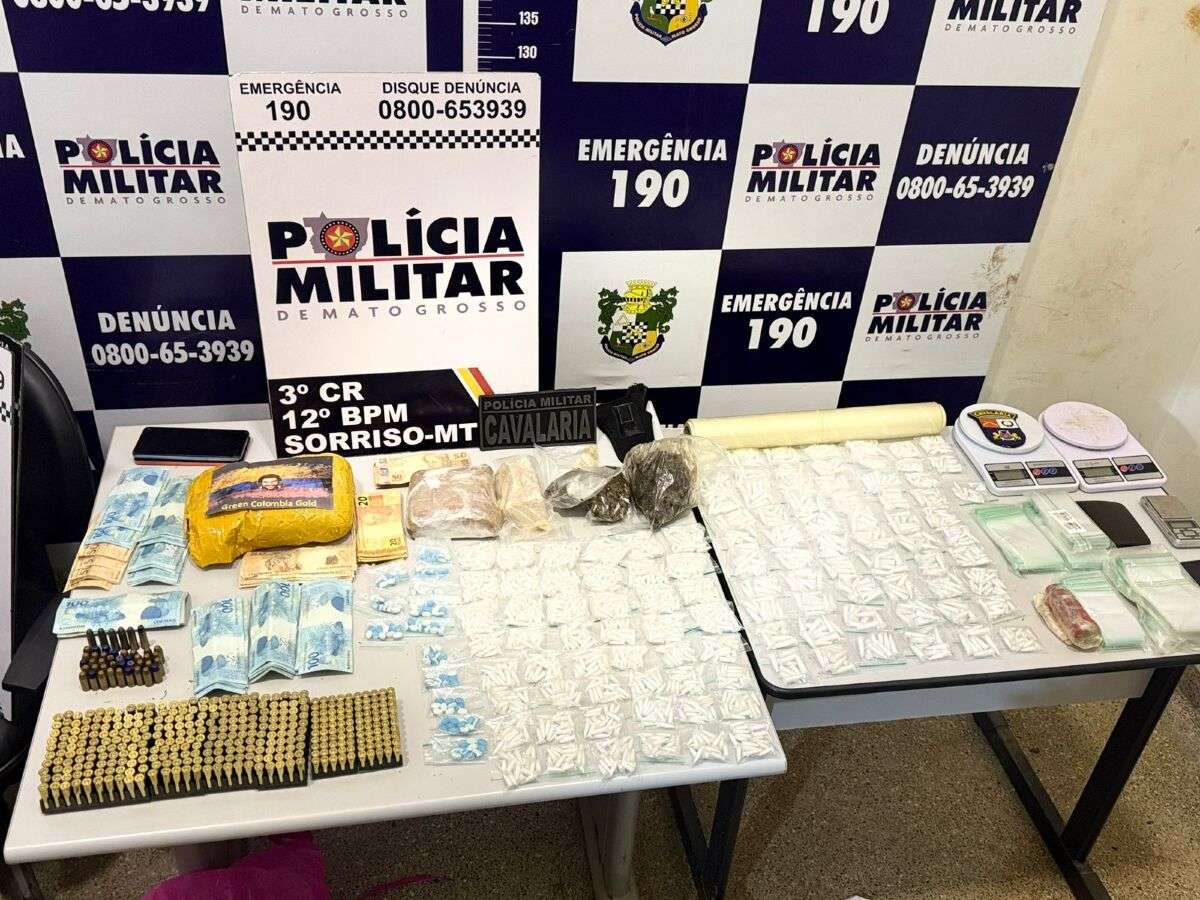 Polícia Militar prende membro de facção criminosa com drogas, munições e R$ 8,3 mil em dinheiro | FTN Brasil