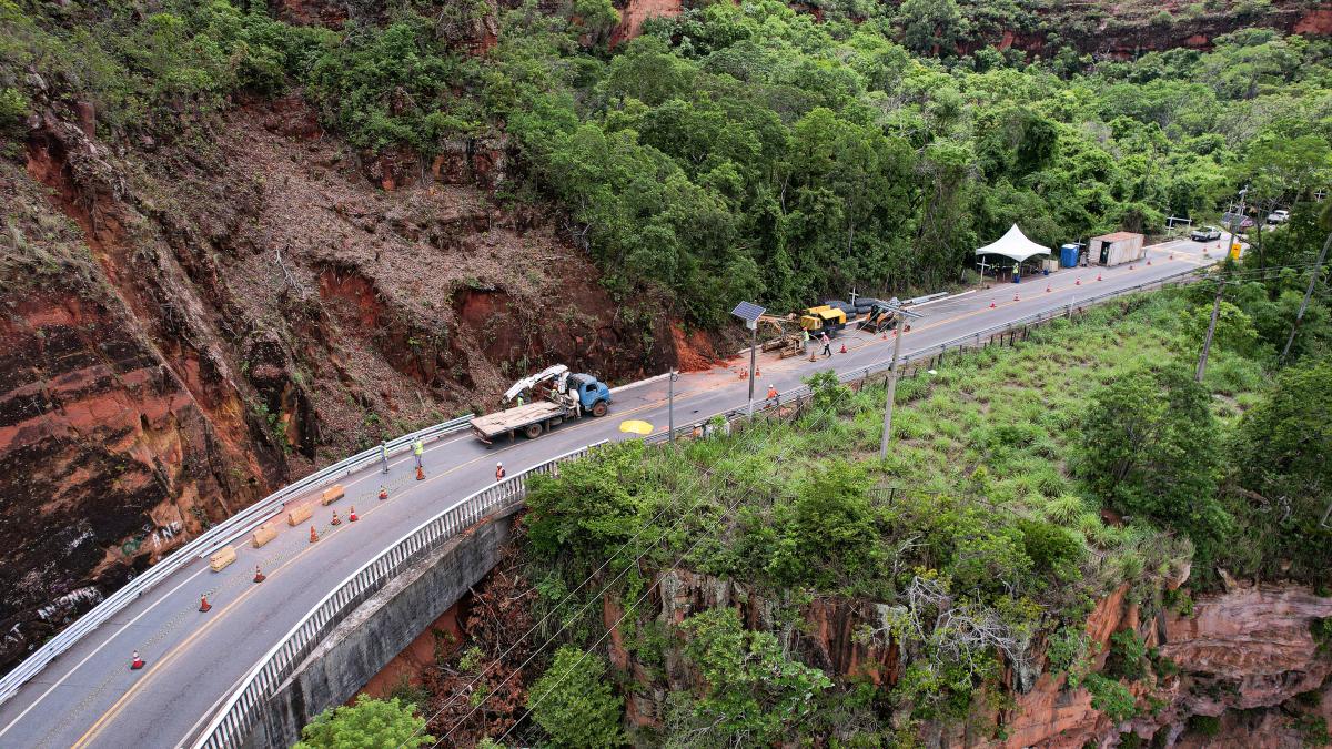 Trânsito no Portão do Inferno é liberado nos dois sentidos | FTN Brasil