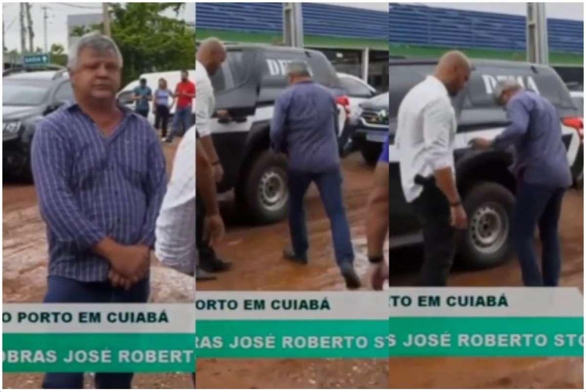 Vídeo mostra Stopa sendo conduzido por policiais civis em Cuiabá | FTN Brasil