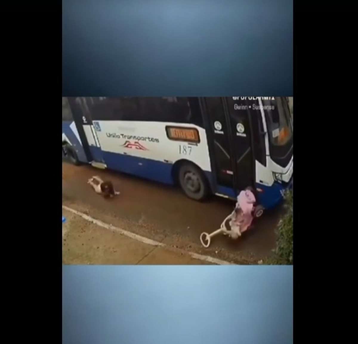 Mãe e filha escapam de tragédia após serem atingidas por ônibus em Várzea Grande | FTN Brasil